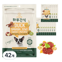 와그작 강아지 하루간식, 오리 + 고구마 + 키위 + 바나나 혼합맛, 42개