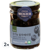 올가홀푸드 유기농 블루베리 잼, 270g, 2개
