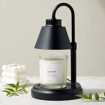 에인디 초초캔들워머 블랙+소이캔들280g 세트, 라벤더, 1개