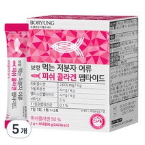 보령 먹는 저분자 어류 피쉬 콜라겐 펩타이드, 60g, 5개