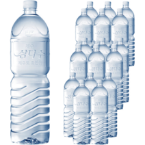 제주삼다수 그린 무라벨, 18개, 2L