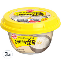 오뚜기 고시히카리 쌀죽, 285g, 3개입