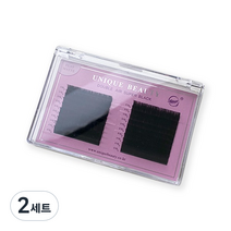 더블에어 속눈썹 연장 플랫래쉬 20p 세트 0.20 J 10mm, 2세트
