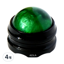 애슬라 360도 롤링 마사지볼, 그린, 4개