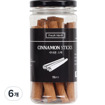 신선약초 시나몬 스틱, 120g, 6개