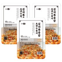심플잇 김치볶음밥 포켓누룽지, 432g, 3개