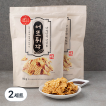바다원 어포튀각 110g x 2봉 + 요즘 핫한 소스 20g x 2봉 세트, 2세트