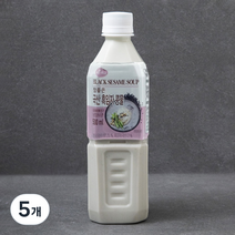맑은물에 참좋은 국산 흑임자콩물, 500ml, 5개