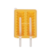 실리만 실리콘 아이스팝몰드(스크류) WSK810 레몬, 1개