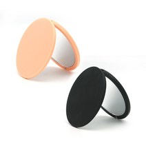 캣냅 확대양면손거울, 블랙, 연핑크, 2개