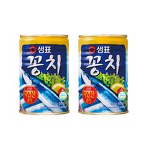 샘표 꽁치 통조림, 400g, 2개