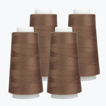 유니크 프리미엄 OWL 코아사 45수2합 4p, 34 브라운, 4개