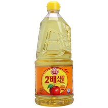 오뚜기 2배 사과식초, 1.5L, 2개
