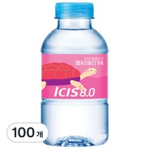 아이시스 8.0 생수, 200ml, 100개