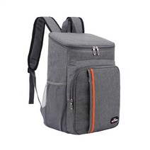 큐랑 아이스박스 백팩 YS33, 그레이, 18L