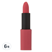 미샤 데어 루즈 벨벳 립스틱 3.5g, 스터닝 키스, 6개