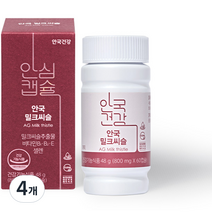 안국건강 간에 좋은 안국 밀크씨슬, 60캡슐, 4개