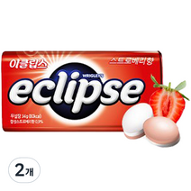 이클립스 스트로베리향 캔디, 34g, 2개
