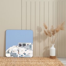 가온 미드센츄리 접이식 인테리어 LPM거실테이블 사각 60cm x 60cm, 그리스
