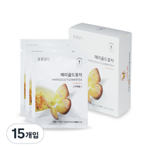 꽃을담다 나비티백 메리골드꽃차, 0.5g, 15개입, 15개, 1개입