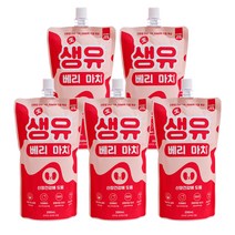 마이베프 무항생제 펫밀크 생유베리마치 200ml, 크랜베리맛, 5개