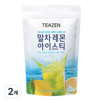 티젠 말차 레몬 아이스티, 500g, 2개
