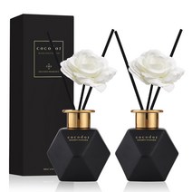 코코도르 블랙골드 에디션 디퓨저 200ml x 2개 + 비누꽃 스틱 2개, 플라워샵