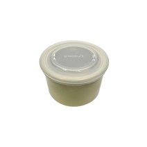 블루마마 도자기 이유식 밀폐보관용기, 베이지, 1개