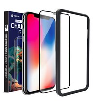 팀팀 6D 퍼펙트커버 카멜레온 강화유리 휴대폰 액정보호필름 2p, 1개