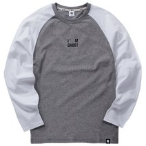 고스트리퍼블릭 베이직 소프트 레글런 프린팅 긴팔 티셔츠 GLT-920