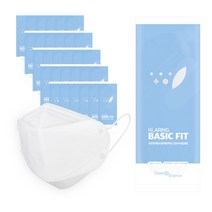 클라링 베이직핏 황사 방역마스크 대형 KF94, 50개입, 1개, 화이트