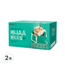 맥널티 케냐 AA 핸드드립 블렌드 드립백커피, 8g, 24개입, 2개