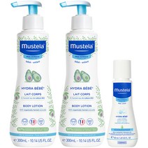 무스텔라 이드라 베베 바디로션 300ml x 2p + 50 ml 세트, 1세트