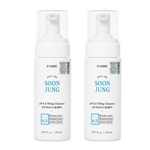 에뛰드하우스 순정 약산성 6.5 휩 클렌저, 2개, 150ml