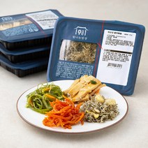 탐나는밥상 우리가족 반찬 진미채 70g + 미역줄기볶음 80g + 어묵볶음 130g + 캐슈넛 멸치볶음 80g 세트, 1세트