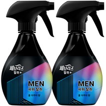 페브리즈 섬유 탈취제 맨 본품, 370ml, 2개, 쿨 아쿠아 향