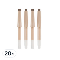 미샤] 퍼펙트 아이브로우 스타일러 교체용, 그레이브라운, 20개