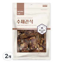 네츄럴랩 반려견 수제간식 300g, 2개, 돼지갈비
