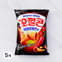꼬깔콘 매콤달콤한 맛, 134g, 5개