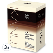 카누 트리플샷 라떼 커피믹스, 30개입, 3개, 14g