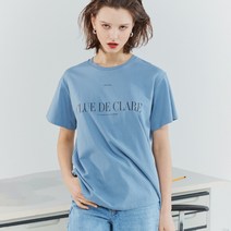 클루드클레어 여성용 clue de clare logo 반팔 티셔츠