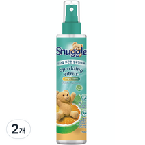 스너글 포근한 섬유탈취제 스파클링 시트러스 본품, 150ml, 2개