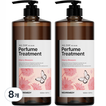 메디레머디 올데이 데오르 퍼퓸 트리트먼트 체리블라썸, 1000ml, 8개