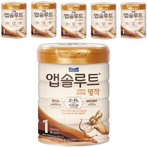 앱솔루트 명작 2FL 분유 1단계, 800g, 6개