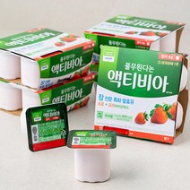 풀무원다논 액티비아 컵 딸기, 80g, 24입