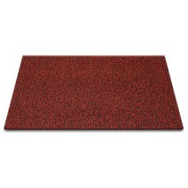 순수 코일 현관매트 70 x 120 cm 두께 20mm, 레드 + 블랙, 1개