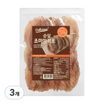 해맑은푸드 조미 순살 아귀포 대, 300g, 3개