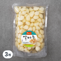 강경신안 알마늘 장아찌, 1kg, 3개