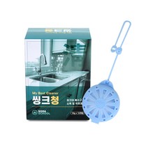 소다스쿨 씽크대 배수구 세정제 씽크청, 100g, 1개