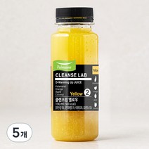 풀무원녹즙 클렌즈랩 옐로우 주스, 190ml, 5개